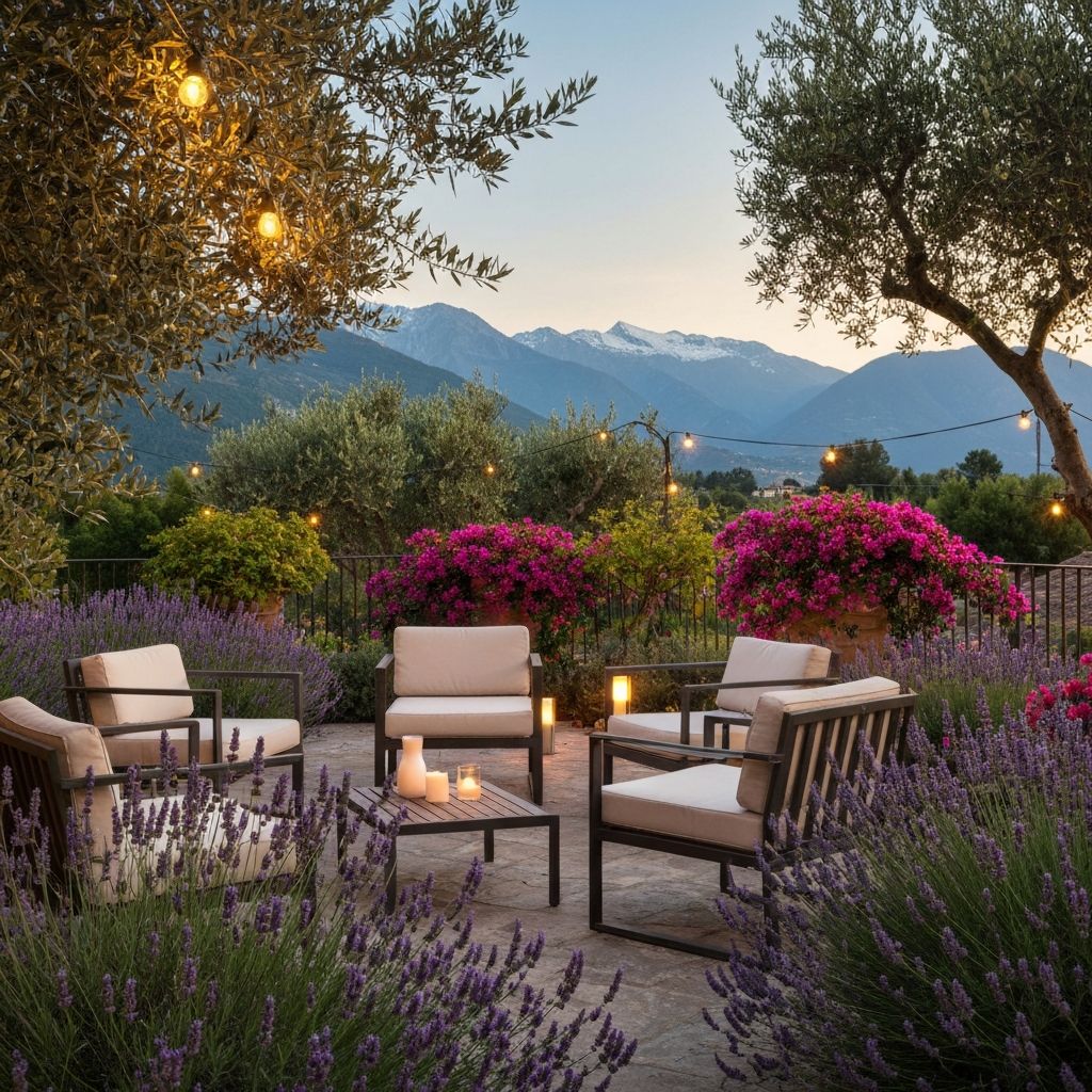 Patio esterno attrezzato